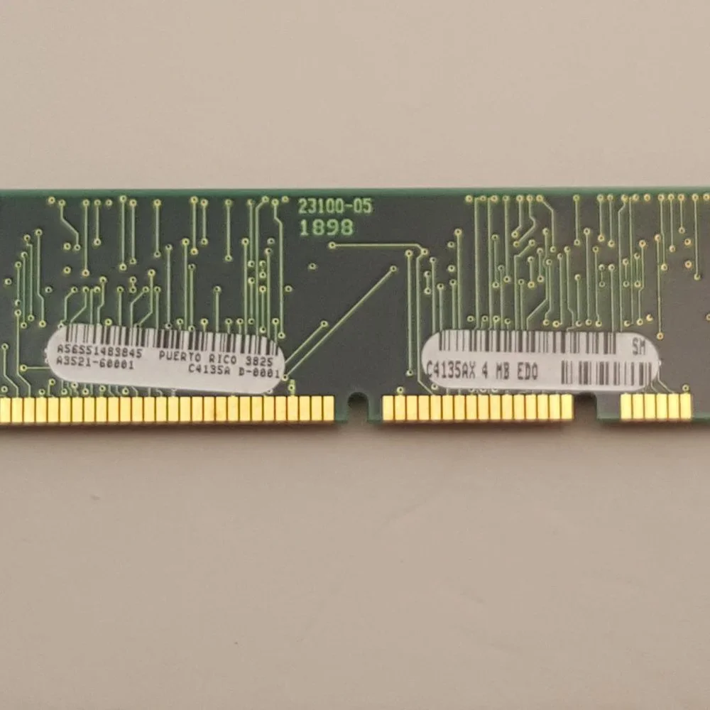 HP C4135AX 4MB 100-pin EDO DRAM DIMM from HP LJ 4000 | A3521-60001 | USED